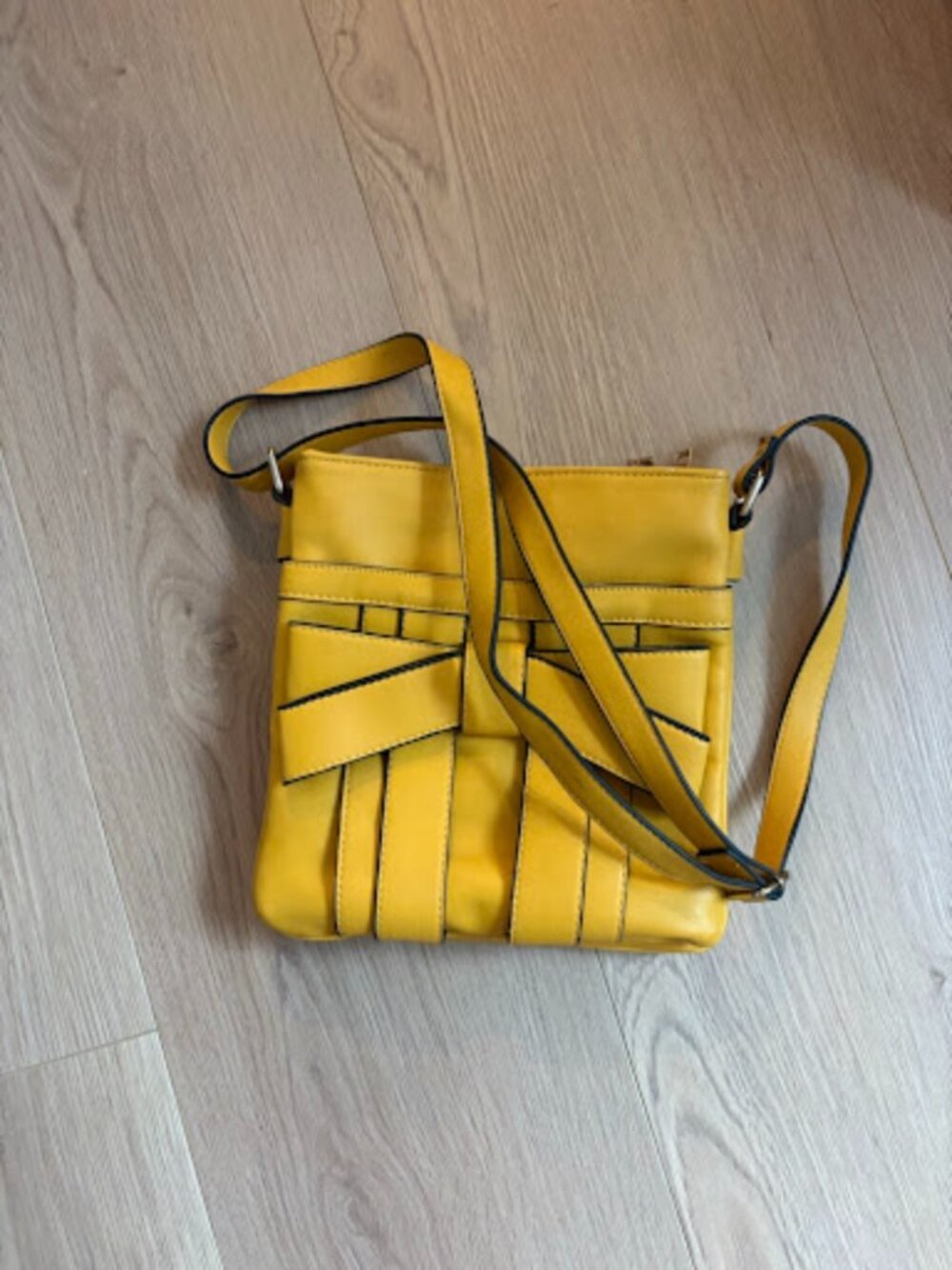 GUESS Monogram Wallet, ALDO Mint Handbag & Yellow Crossbody Bag